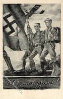 WK II SA Propaganda SA Maschiert Künstler-Karte I-II - Guerre 1939-45