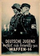 SS HJ WK II Deutsche Jugends Meldet Sich Freiwillig Zur Waffen SS I-II - Oorlog 1939-45