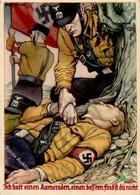 SS Propaganda WK II Sign. Albrecht, Felix Ich Hatte Einen Kameraden .. Künstler-Karte I-II (Marke Entfernt) - Weltkrieg 1939-45