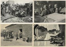 SS WK II - 4er-Serie KWHW 1939/40 - SS In Polen I-II - Oorlog 1939-45