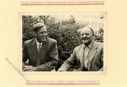 SS WK II - Foto -das Letzte Foto Kurz Vor Seinem Tod - Otto GÜSCHE Mit Sepp DIETRICH I - War 1939-45