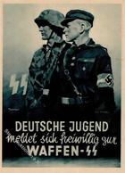 SS WK II - WAFFEN-SS-Prop-Ak -DEUTSCHE JUGEND Zur WAFFEN-SS- Sign. Anton I - War 1939-45