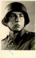 SS WK II Soldat  Foto AK I-II - Weltkrieg 1939-45