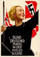 WK II HJ Propaganda Bund Deutscher Mädel In Der Hitler-Jugend Sign. Hohlwein, Ludwig I-II (kl. Eckbug, Ränder Leicht Fle - Weltkrieg 1939-45