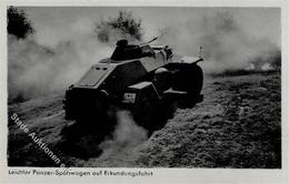 Panzer (WK II) Leichte Panzer Spähwagen Foto AK I-II Réservoir - Weltkrieg 1939-45