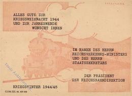 Weihnacht Im Feld WK II Reichsbahndirektion  I-II (keine Ak-Einteilung) - Oorlog 1939-45