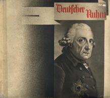 Sammelbild-Album Deutscher Ruhm Ca. 1933 Haus Bergmann Zigaretten Mit 100 Kupferdruck Bildern II R! (repariert) - Oorlog 1939-45