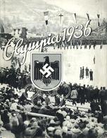 Sammelbild-Album Olympia 1936 Band 1 Zigaretten Bilderdienst Altona-Bahrenfeld Kompl. Schutzumschlag II (Umschlag Kleine - Guerre 1939-45