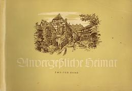 Sammelbild-Album Unvergessliche Heimatzweiter Band  Ca. 1951 Greiling Bilderstelle Kompl. II (Einband Stauchung) - Oorlog 1939-45
