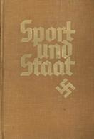 Sammelbild-Album WK II Sport Und Staat 1936 Reichssportverlag Kompl. Mit Widmung Der Unter. Offz. Der 9. S.St.A. II - War 1939-45