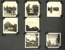 WK II Album Aus Meiner Dienstzeit Mit Circa 200 Fotos Div. Formate I-II - Guerre 1939-45