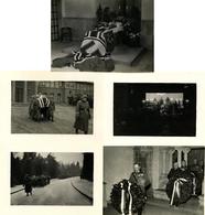 WK II Foto Beisetzung Eines Offiziers Lot Mit 5 Fotos Ca. 18 X 13 Cm I-II - Weltkrieg 1939-45