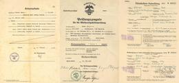 WK II Großer Ordner Mit über 120 Belegen Und Urkunden II - War 1939-45