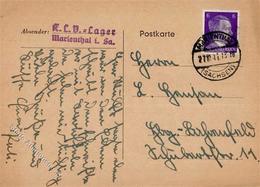WK II KLV Lager Marienthale Postkarte Unterschrieben Wulff Lagerleiter I-II - Guerra 1939-45