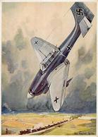 WK II MILITÄR - WEHRMACHT 2/2 Sturzbomber-Angriff Auf Panzerzug Sign. 1939 I-II - Weltkrieg 1939-45