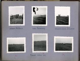 WK II Russland Album Mit über 140 Eingeklebten Fotos Meist  5 X 6 Cm I-II - Weltkrieg 1939-45