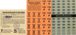 WK II Schweiz Lot Mit Div Rationierungsscheinen Für Kraftstoff Bekleidung Und Lebensmittel 1939 - 1948 I-II - War 1939-45