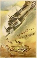 WK MILITÄR - AFRIKA-FELDZUG Nr. 2 - Angriff Deutscher Flugzeuge LYBIEN I-II Aviation - War 1939-45