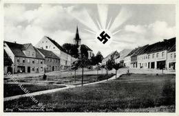 Aufgehende Sonne WK II Neumittelwalde Foto AK I-II - Oorlog 1939-45