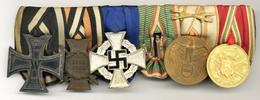 WK II Orden U. WK I  Große Ordensspange Mit Kriegserinnerungsmedaille Bulgarien 1915-1918, Medaille Für Österreich 1914- - War 1939-45