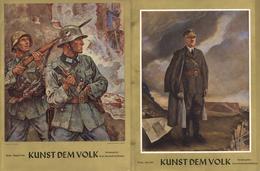 Buch WK II 2 Hefte Kunst Dem Volk Sonderhefte Große Deutsche Kunstausstellung Hrsg. Hoffmann, Heirich Prof. 1940 Ges. 13 - Guerra 1939-45