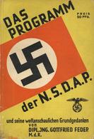 Buch WK II Das Programm Der NSDAP Und Seine Weltanschaulichen Grundgedanken Feder, Gottfried Zentralverlag Der NSDAP Fra - War 1939-45