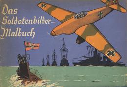 Buch WK II Das Soldaten Malbuch Ausgemalt II - War 1939-45