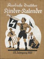 Buch WK II HJ Auerbachs Deutscher Kinder Kalender 1935 Hrsg. Holst, Adolf Dr. 144 Seiten Sehr Viele Abbildungen U. 1 Spi - Guerre 1939-45