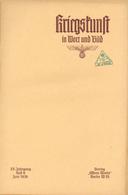 Buch WK II Kriegskunst In Wort Und Bild Hrsg. Oberkommando Des Heeres 12 Hefte1939 Kompl. Verlag Offene Worte Viele Abbi - Guerre 1939-45