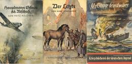 Buch WK II Lot Mit 21 Heften Kriegsbücherei Der Dutschen Jugend Steiniger Verlag Und Spannende Geschichten Bertelsmann V - Weltkrieg 1939-45