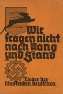 Buch WK II Wir Fragen Nicht Nach Rang Und Stand Lieder Der Schaffenden Deutschen Hrsg. KdF 32 Seiten II - Guerra 1939-45