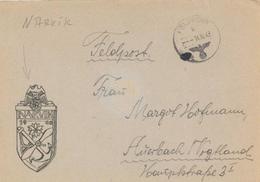 FELDPOST WK II - Feldpostbrief 1943 Mit Inhalt Und NARVIK-SCHILD-o Auf Brief  I-II - Guerre 1939-45