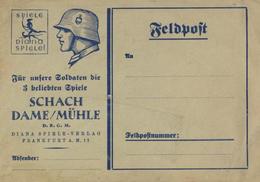 Feldpost WK II - Spiele-Feldpostbrief Mit SCHACH/DAME/MÜHLE I-II - Guerra 1939-45