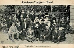 Judaika - 11. ZIONISTEN-CONGRESS BASEL 1911 - Englische Landsmannschaft I Judaisme - Judaísmo