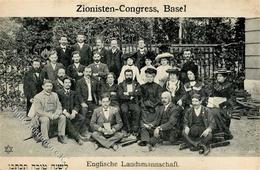 Judaika - 11. ZIONISTEN-CONGRESS BASEL 1911 - Englische Landsmannschaft I Judaisme - Giudaismo