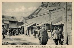 Judaika - Jüdische Verkaufsstände Auf D. Markt In KOZOWA I Judaisme - Jewish