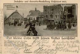 Judaika - KOHN - Der Kleine Cohn Trifft Seinen Vettter Levisohn Auf D. Gewerbe-Ausstellung Düsseldorf 1902 I-II Expo Jud - Jewish