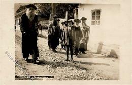 Judaika Felsövisa Rumänien Jüdische Typen Foto AK 1917 I-II Judaisme - Judaísmo