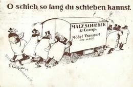 Judaika Malz Schieber & Comp. Sig, Kneiss, E  Künstlerkarte 1917 I-II (fleckig) Judaisme - Judaika