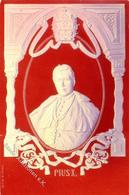 Religion Papst Pius X. Präge-Karte I-II - Altri & Non Classificati