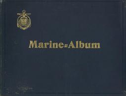 Marine Buch Marine-Album Deutscher Flotten Verein 1910 160 Seiten Sehr Viele Abbildungen II (fleckig, Einband Abgestoßen - Marines