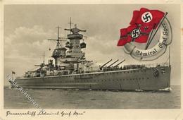 Marine WK II Panzerschiff Admiral Graf Spee  I-II (Eckbug) - Other & Unclassified