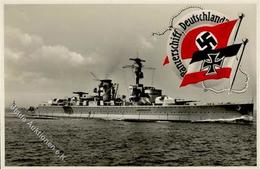 Marine WK II Panzerschiff Deutschland  Foto AK I-II - Other & Unclassified