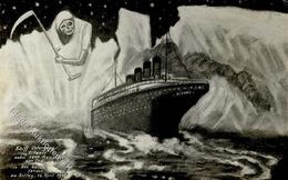 Schiff Ozeanliner Titanic Foto-Montage 1912 I-II Bateaux Bateaux Bateaux - Paquebots