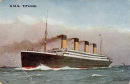 Schiff Ozeanliner Titanic Text Dies Ist Das Untergegangene Schiff. Das War Ganz Nah Bei Unserem. Konnten Aber Wegen Der  - Paquebote