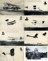 Flugzeug Flugpioniere Frankreich Lot Mit 9 Ansichtskarten I-II Aviation - Other & Unclassified