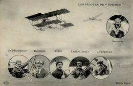 Flugzeug Les Pilotes Du Sommer 1914 I-II (Eckbug) Aviation - Autres & Non Classés