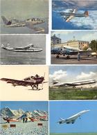 Flugzeug Meist Zivil Partie Mit Circa 500 Ansichtskarten Nach 1945 I-II Aviation - Andere & Zonder Classificatie