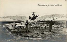 Sanke, Flugzeug Nr. 188 Dr. Geest Eindecker Flugplatz Johannisthal Foto AK I-II Aviation - Autres & Non Classés