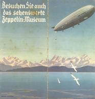 Buch Zeppelin Broschüre Zeppelin Museum Um 1935 II (fleckig) Dirigeable - Dirigeables